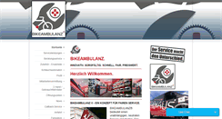 Desktop Screenshot of bikeambulanz.com